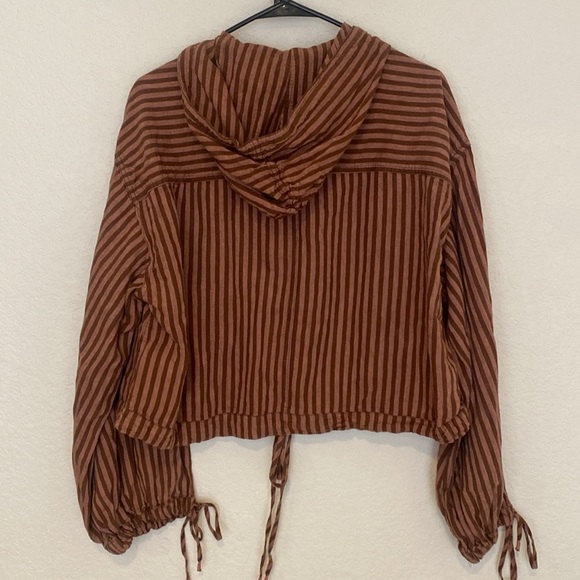 We The Free New Beginnings Striped Hoodie Medium - Picture 10 of 10